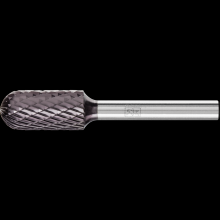 Pferd Inc. 21725882 - PFERD Carbide Bur SC-5L6 Cylindrical Radius End Double Cut 1/2" x 1" x 1/4" Shank