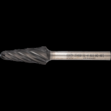 Pferd Inc. 21727450 - PFERD HICOAT® Carbide Bur SL-4 14º Taper ALU Cut 1/2" x 1-1/8" x 1/4" Shank