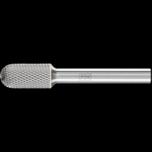 Pferd Inc. 21727542 - PFERD Carbide Bur SC-3 Cylindrical Radius End MICRO Cut 3/8" x 3/4" x 1/4" Shank