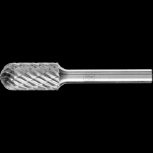 Pferd Inc. 21728001 - PFERD Carbide Bur SC-5 Cylindrical Radius End OMNI Double Cut 1/2" x 1" x 1/4" Shank