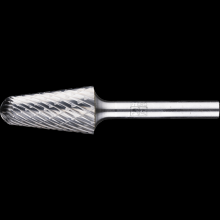 Pferd Inc. 21728013 - PFERD Carbide Bur SL-6 14° Taper OMNI Double Cut 5/8" x 21/16" x 1/4" Shank