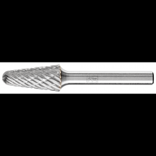 Pferd Inc. 21728014 - PFERD Carbide Bur SL-4 14° Taper OMNI Double Cut 1/2" x 9/8" x 1/4" Shank