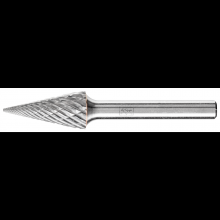 Pferd Inc. 21728016 - PFERD Carbide Bur SM-5 Pointed Cone Shape OMNI Double Cut 1/2" x 1/2" x 1/4" Shank