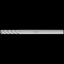 Pferd Inc. 21823197 - PFERD Carbide Bur SC-42 Cylindrical Radius End INOX Cut 1/8" x 1/2" x 1/8" Shank