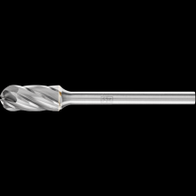 Pferd Inc. 21823205 - PFERD Carbide Bur SC-51 Cylindrical Radius End ALU Cut 1/4" x 1/2" x 1/8" Shank