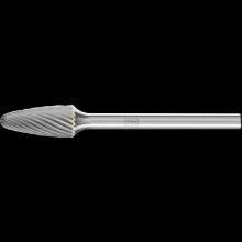 Pferd Inc. 21823321 - PFERD Carbide Bur SF-51 Tree Shape Single Cut 1/4" x 1/2" x 1/8" Shank