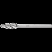 Pferd Inc. 21823325 - PFERD Carbide Bur SF-51 Tree Shape ALU Cut 1/4" x 1/2" x 1/8" Shank