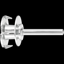 Pferd Inc. 33700108 - PFERD POLICLEAN® Drive Arbor, 1/2" Bore, 1/4" Shank, Single Wheel