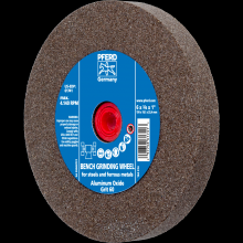 Pferd Inc. 39008721 - PFERD Vitrified Bench Wheel, UNIVERSAL, 6" x 3/4 x 1, 60 Grit, Aluminum Oxide