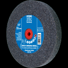 Pferd Inc. 39008735 - PFERD Vitrified Bench Wheel, UNIVERSAL, 8" x 1 x 1-1/4, 24 Grit, Aluminum Oxide