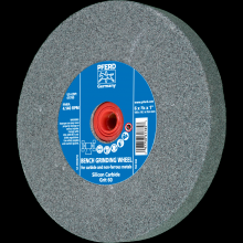 Pferd Inc. 39008755 - PFERD Vitrified Bench Wheel, CARBIDE, 6" x 3/4 x 1, 60 Grit, Silicon Carbide