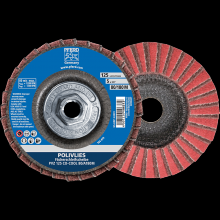 Pferd Inc. 47803074 - PFERD POLIVLIES® Non-Woven Flap Disc, 5"x5/8-11, 80 Grit, Medium,Ceramic oxide CO-COOL