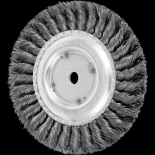 Pferd Inc. 79151667 - PFERD Standard Twist Knot Wire Wheel Brush 6" Dia. .016 CS5/8-1/2" Arbor Retail