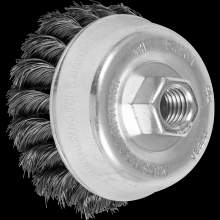 Pferd Inc. 79152231 - PFERD Knot Wire Cup Brush PSF 3-1/2" Dia. .014 Carbon Steel 5/8-11" Thread Retail