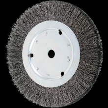 Pferd Inc. 79180161 - PFERD Crimped Wire Wheel Brush 8" Dia Narrow Face .012 Carbon Steel 5/8" Arbor