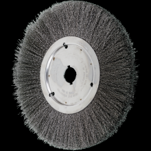 Pferd Inc. 79180283 - PFERD Crimped Wire Wheel Brush 12" Dia Narrow Face .012 Carbon Steel 2" Keyed Arbor