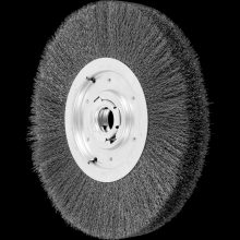 Pferd Inc. 79181138 - PFERD Crimped Wire Wheel Brush 12" Dia Medium Face .012 Carbon Steel 2" Keyed Arbor