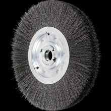 Pferd Inc. 79181139 - PFERD Crimped Wire Wheel Brush 12" Dia Medium Face .014 Carbon Steel 2" Keyed Arbor