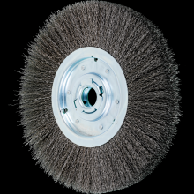 Pferd Inc. 79181140 - PFERD Crimped Wire Wheel Brush 12" Dia Medium Face .020 Carbon Steel 2" Keyed Arbor