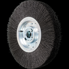 Pferd Inc. 79181258 - PFERD Crimped Wire Wheel Brush 12" Dia Wide Face .014 Carbon Steel 2" Keyed Arbor