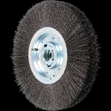 Pferd Inc. 79181259 - PFERD Crimped Wire Wheel Brush 12" Dia Wide Face .020 Carbon Steel 2" Keyed Arbor