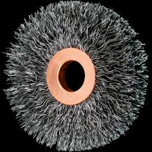 Pferd Inc. 79181535 - PFERD Tube Center Wire Wheel Brush 2-1/2" Dia. .014 Carbon Steel 1/2-3/8" Arbor