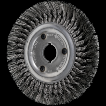 Pferd Inc. 79181711 - PFERD Standard Twist Knot Wire Wheel Brush 8" Dia. .023 Carbon Steel 1-1/4" Arbor