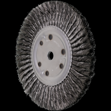 Pferd Inc. 79181723 - PFERD Standard Twist Knot Wire Wheel Brush 10" Dia. .014 Carbon Steel 3/4" Arbor