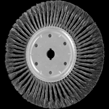 Pferd Inc. 79181773 - PFERD Standard Twist Knot Wire Wheel Brush 15" Dia. .016 Carbon Steel 1-1/4" Arbor