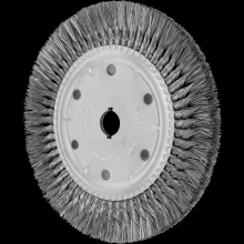 Pferd Inc. 79181930 - PFERD Standard Twist Knot Wire Wheel Brush 12" Dia. .020 Carbon Steel 1-1/4" Arbor