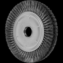 Pferd Inc. 79182041 - PFERD Knot Wire Wheel Brush - Double Row 12" Dia. .012 Carbon Steel 2" Arbor