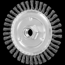 Pferd Inc. 79182479 - PFERD Stringer Bead Wheel Brush 4-7/8" Dia .020 Carbon Steel 5/8-11" Thread