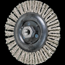 Pferd Inc. 79182764 - PFERD COMBITWIST® Stringer Bead Wheel Brush 6" Dia .020 Stainless Steel 5/8-11" Thread