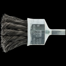 Pferd Inc. 79183077 - PFERD Knot Wire End Brush 1" Dia. Flared Cup .006 Carbon Steel 1/4" Shank