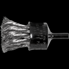 Pferd Inc. 79183096 - PFERD Knot Wire End Brush 1" Dia. Flared Cup .006 Stainless Steel 1/4" Shank