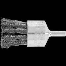 Pferd Inc. 79183139 - PFERD Knot Wire End Brush 1" Dia. Straight Cup .014 Carbon Steel 1/4" Shank