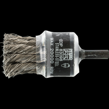 Pferd Inc. 79183184 - PFERD Knot Wire End Brush 1" Dia. Coated Flared Cup .014 Stainless Steel 1/4" Shank