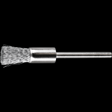 Pferd Inc. 79183258 - PFERD Miniature End Brush 5/16" Dia. .005 Carbon Steel 1/8" Stem