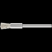 Pferd Inc. 79183262 - PFERD Miniature End Brush 1/4" Dia. .005 Stainless Steel 1/8" Stem