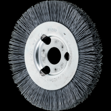 Pferd Inc. 79183683 - PFERD M-BRAD® High Density Wheel Brush 4" Dia .022/320 Grit SiC 5/8-1/2" Arbor