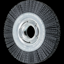 Pferd Inc. 79183700 - PFERD M-BRAD® Wheel Brush 6" Dia Wide Face .040/120 Grit Silicon Carbide 2" Arbor