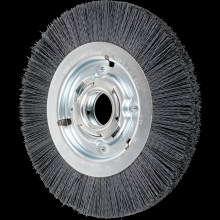 Pferd Inc. 79183706 - PFERD M-BRAD® Wheel Brush 8" Dia Wide Face .022/320 Grit Silicon Carbide 2" Arbor