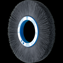 Pferd Inc. 79183759 - PFERD M-BRAD® Composite Wheel Brush 12" Dia. .022/320 Grit SiC 4-1/4" Arbor