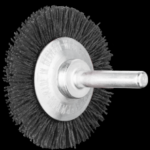 Pferd Inc. 79184203 - PFERD M-BRAD® Mounted Wheel Brush 2" Dia. Narrow Face .022/120 CO 1/4" Shank