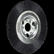 Pferd Inc. 79184226 - PFERD M-BRAD® Wheel Brush 4" Dia Narrow Face .022/120 Grit CO 5/8-1/2" Arbor