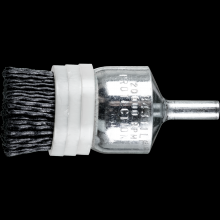 Pferd Inc. 79184311 - PFERD M-BRAD® End Brush - Banded 1" Dia. .040/120 Grit Ceramic Oxide 1/4" Shank