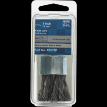 Pferd Inc. 79184780 - PFERD Knot Wire End Brush 1" Dia. Flared Cup .014 Carbon Steel 1/4" Shank Retail