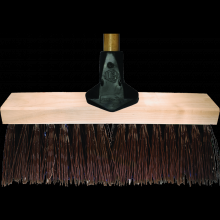 Pferd Inc. 79185348 - PFERD Assembled Street Broom and Flex Handle 16" Coarse Brown Synthetic Fill