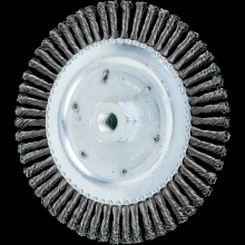 Pferd Inc. 79188032 - PFERD TWIN NUT Stringer Bead Wheel Brush 6-7/8" Dia .020 Carbon Steel 5/8-11" Thread