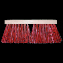 Pferd Inc. 79189351 - PFERD Heavy Duty Street Broom Head 16" Red Palmyra Fill 5" Trim